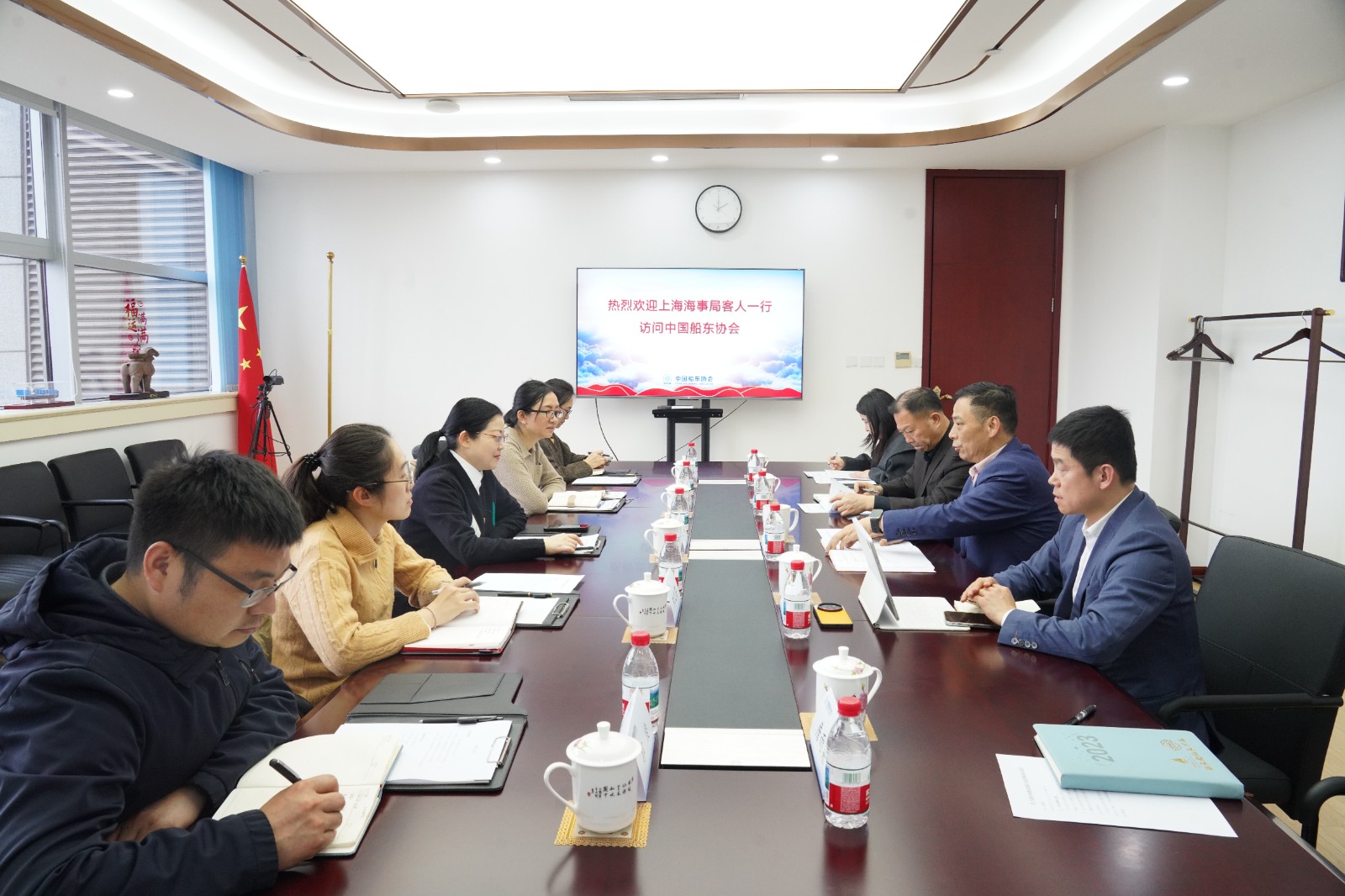上海海事局走访中国船东协会 共商航运服务优化与发展